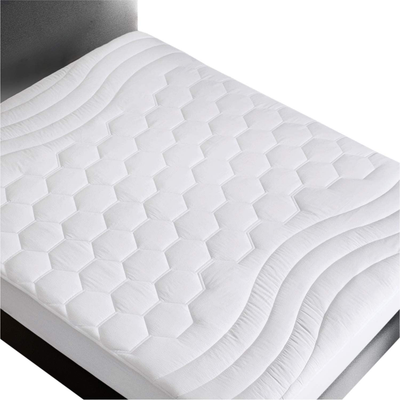 Bedsure Twin Mattress Pad Deep Pocket - Quilted Mattress Cover for Twin Bed PillowTop Mattress Protector Single, Fitted Sheet Mattress Cover, 39x75 inches, White