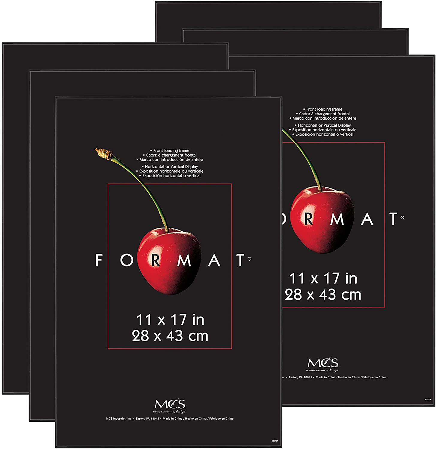 MCS Format Frames, 5 x 7 in, White