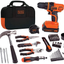 BLACK+DECKER LBXR20 20-Volt MAX Extended Run Time Lithium-Ion Cordless To with BLACK+DECKER LDX120PK 20V MAX Cordless Drill and Battery Power Project Kit