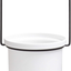 Umbra Triflora Hanging Planter for Window, Indoor Herb Garden, White/Black, Triple