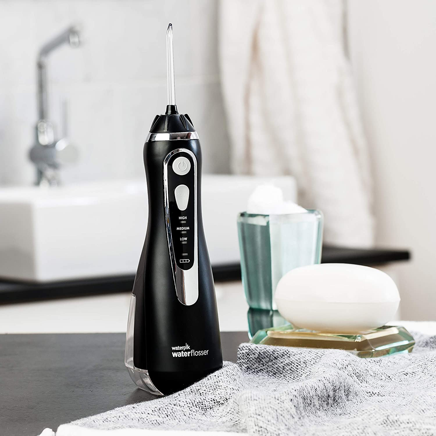 Waterpik Cordless Water Flosser Rechargeable Portable Oral Irrigator for Travel & Home - Cordless Advanced