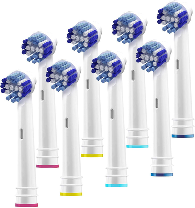 Replacement Brush Heads Compatible with OralB Braun Precision Refills for Oral-b 7000, Clean, Oral B Pro 1000, 9600, 500, 3000, 8000, Vitality Plus!