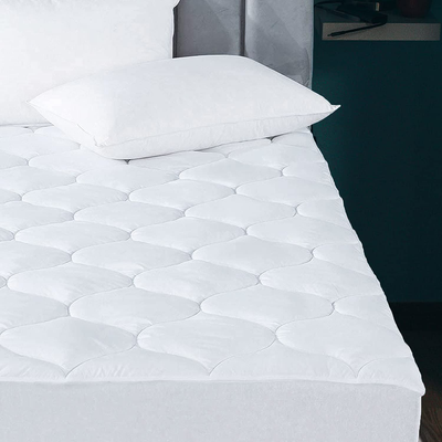 King Size Mattress Pad Pillow Top Mattress Cover 8-21 Deep Pocket Cooling Bed Topper Protector Elastic Fitted