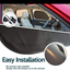 2-Pack Premium Quality Mesh Car Pop-Up Non Suction Cups Needed Sunshade- Protects Kids, Baby and Pets from Sun,Glare and UV Rays-Perfect for Car, Van, SUV