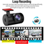 Mini Driving Recorder for Cars, USB Car Camera Backup Camera, Hidden Dash Cam for Android 140 ° Wide Angle, Built in ADAS Security System Video, Sound and Cycle Record