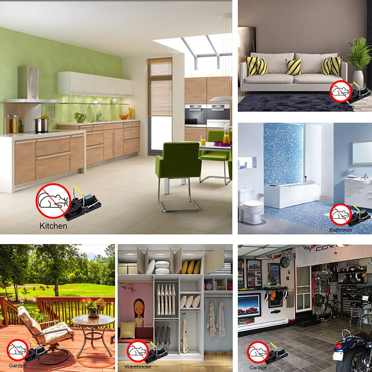 Mouse Trap Mice Trap That Work Human Power Mouse Killer Mouse Catcher Quick Effective Sanitary 6 Pack