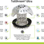 TubShroom Ultra Revolutionary Bath Tub Drain Protector Hair Catcher/Strainer/Snare, Stainless Steel