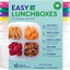 EasyLunchboxes - Bento Snack Boxes - Reusable 4-Compartment Food Containers for School, Work and Travel, Set of 4, Brights