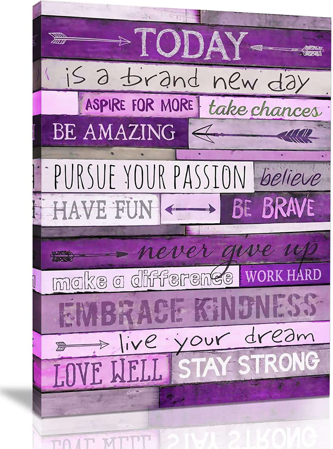 Inspirational Wall Art with Office Wall Decor for Bedroom Teen Girl Wall Pictures for Living Room Wall Decor for Bedroom Word Artwork for Home Walls Teenage Girl Room Decor 12x16