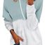 Asvivid Womens Fashion Long Sleeve Drawstring Hoodie Tie Dye Print Casual Sweatshirt With Pocket