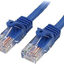 Startech.Com 3 Ft. (0.9 M) Cat5E Ethernet Cable - Power over Ethernet - Snagless - Blue - Ethernet Network Cable (RJ45PATCH3)