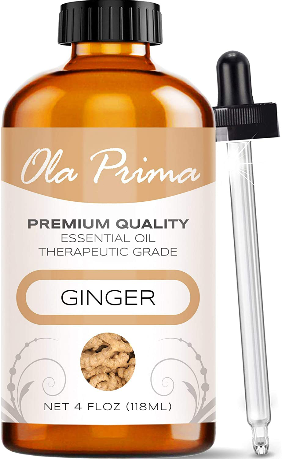 Ola Prima 16Oz - Premium Quality Peppermint Essential Oil (16 Ounce Bottle) Therapeutic Grade Peppermint Oil