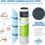 APEC Water Systems FILTER-MAX-ES50 & Water Systems FILTER-SET-ES High Capacity Replacement Pre-Filter Set For Essence Series Reverse Osmosis Water Filter System Stage 1-3