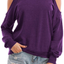 Sarin Mathews Womens Halter Neck Top Cut Out Shoulder Blouse Sweatshirts