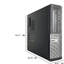 DELL Optiplex 3010 Desktop PC - Intel Core I3-3220 3.1Ghz 8GB 250GB DVD Windows 10 Professional (Renewed)']