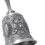 DomeStar Silver Hand Bell Call Bell Brass Wedding Bells