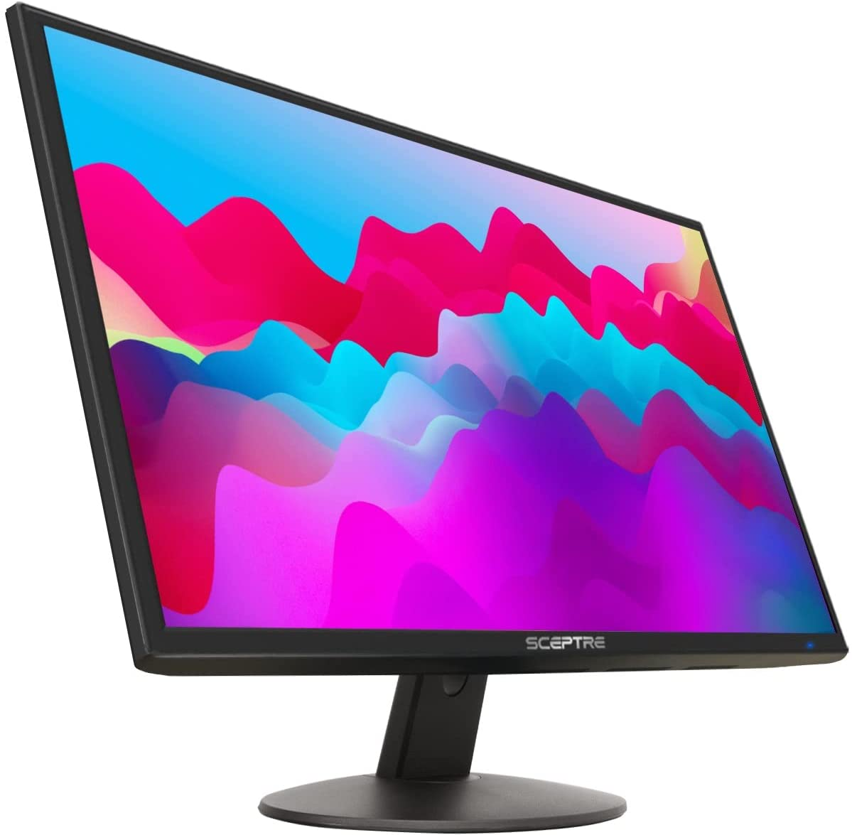 Sceptre E225W 22" Ultra Thin 75Hz 1080P LED Monitor 2X HDMI VGA Build-In Speakers, Metallic Black