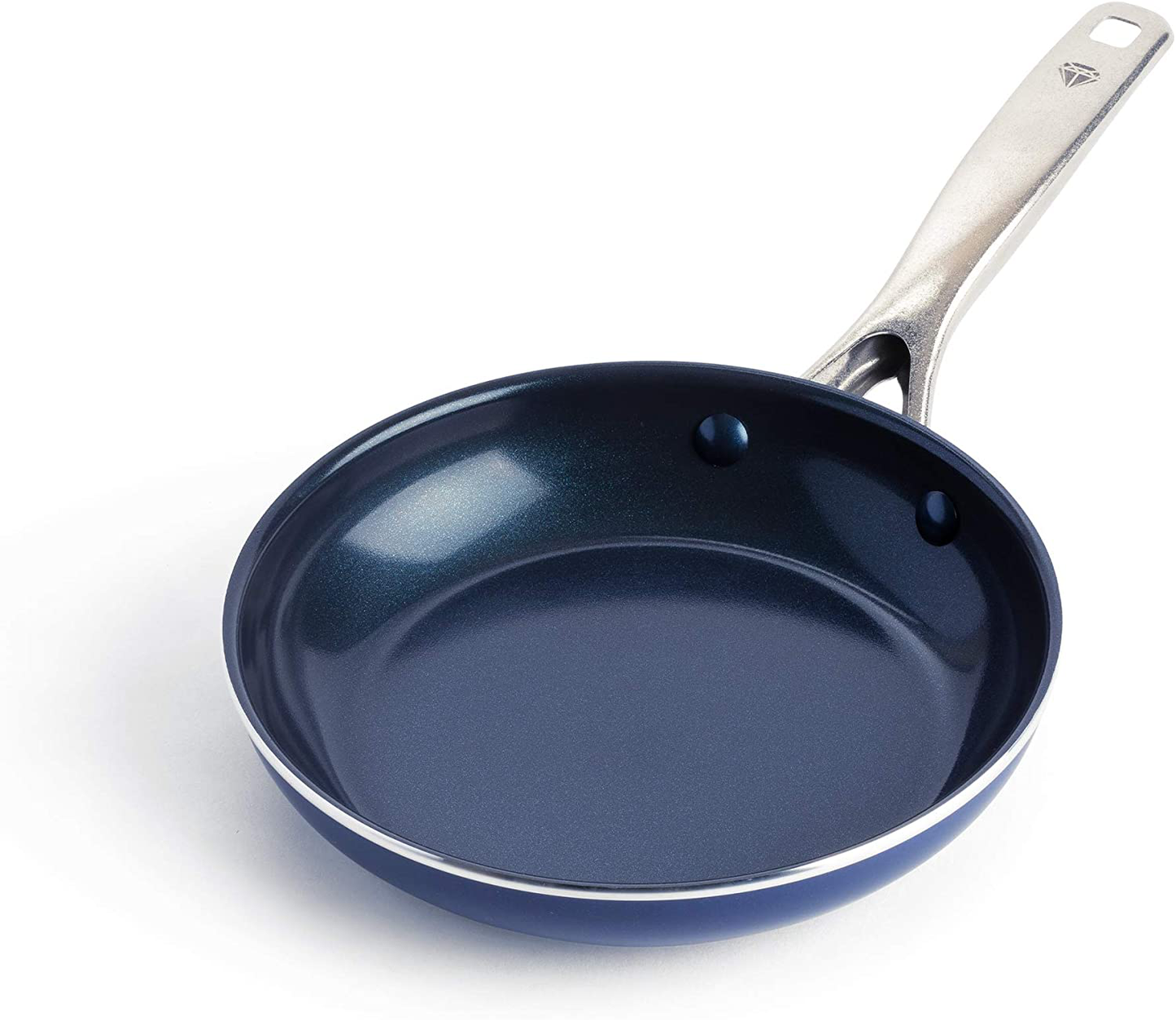 Blue Diamond Cookware Toxin Free Ceramic Nonstick Safe Open Frypan, Frying Pan, 10"