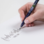 Tombow 62038 Fudenosuke Brush Pen, 2-Pack. Soft and Hard Tip Fudenosuke Brush Pens for Calligraphy and Art Drawings