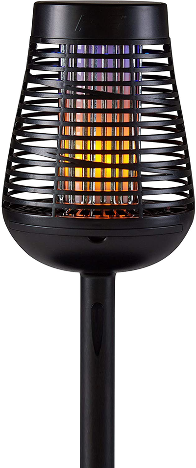 PIC Portable Solar Insect Killer Torch (FLPT), Bug Zapper and Flame Accent Light, Kills Bugs on Contact