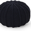 Christopher Knight Home Agatha Knitted Cotton Pouf, Beige