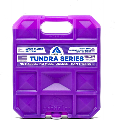 Arctic ICE Tundra Series, Long Lasting Reusable Ice Pack, Purple