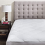 Micropuff Twin Mattress Pad Cover Fitted, Down Alternative Fiber Fill, Quilted Bed Protector - Ideal for Daybed Mattresses (Twin Size 39x75) Deep Pocket Stretches up to 15"