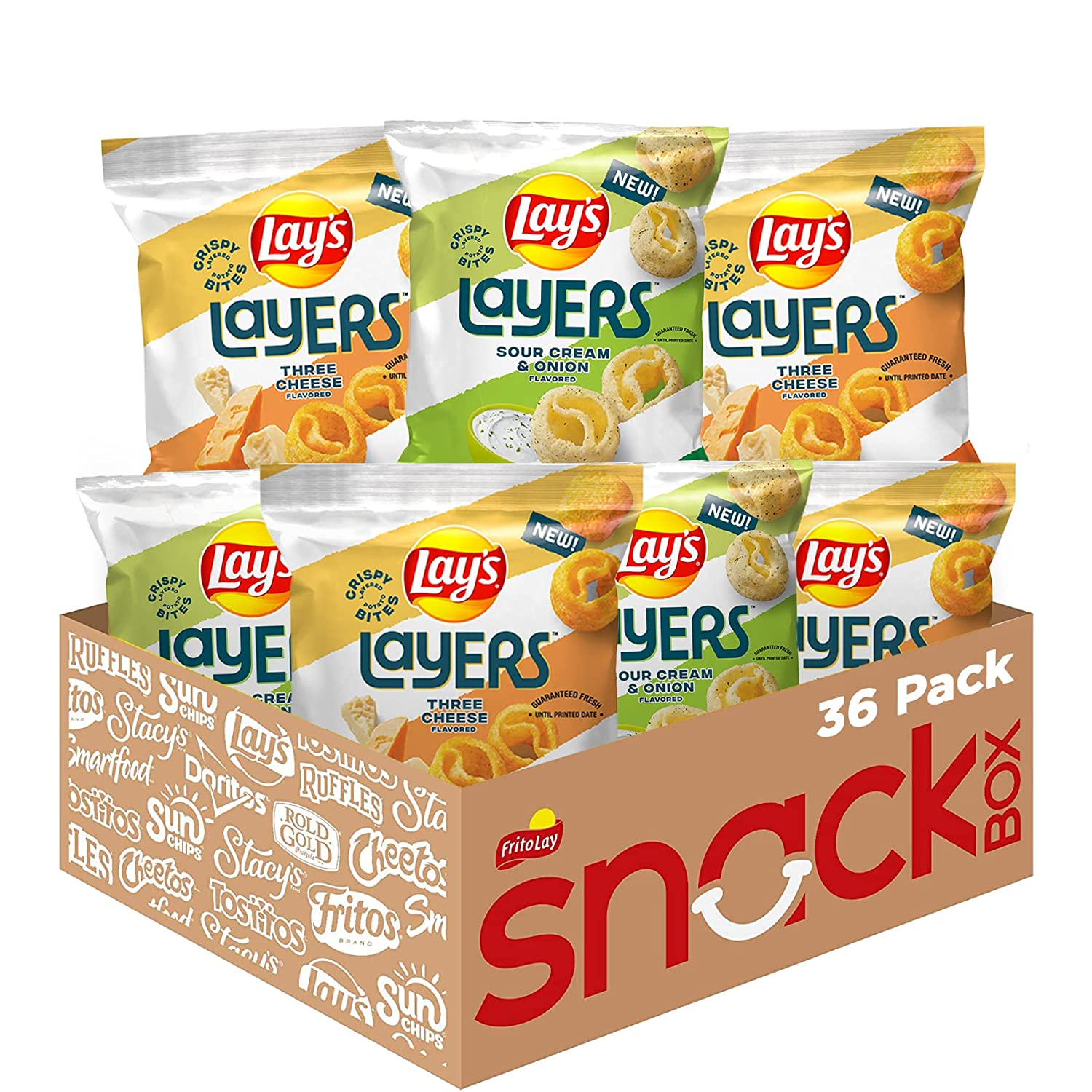 Lay'S Potato Chip Variety Pack, 1 Ounce (Pack of 40)