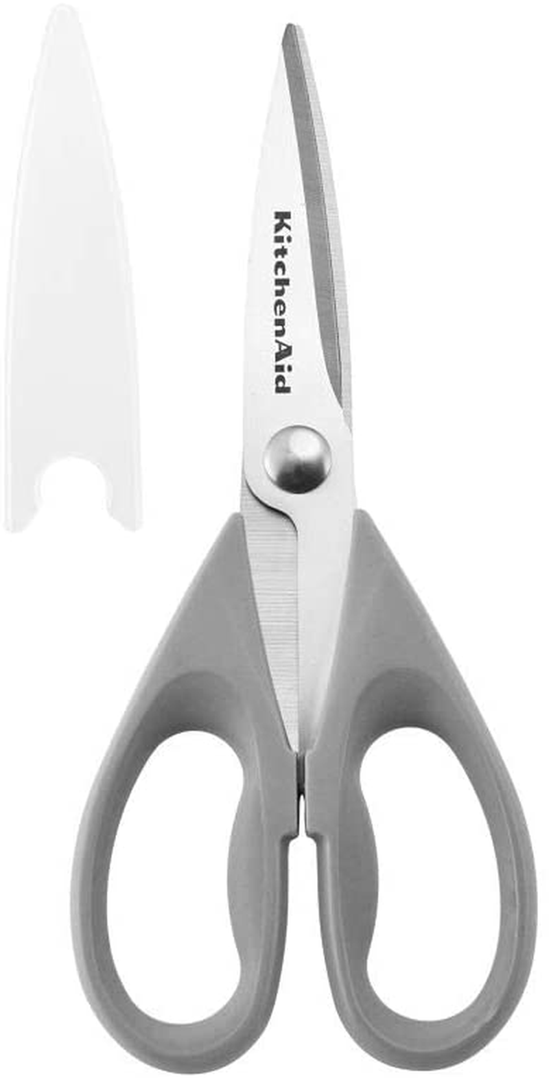 KitchenAid All Purpose Shears with Protective Sheath, 8.72-Inch, Gray