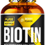 Biotin & Collagen Hair Growth Liquid Drops 50,000Mcg Supports Strong Nails, Glowing Skin, Healthy Hair Growth. Great Absorption (2Fl Oz)