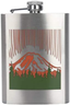 TUGG Ozark Trail 7.5Oz Stainless Steel Flask with Attached Cap and Easy-Pour Funnel (Take Me to the Trail)