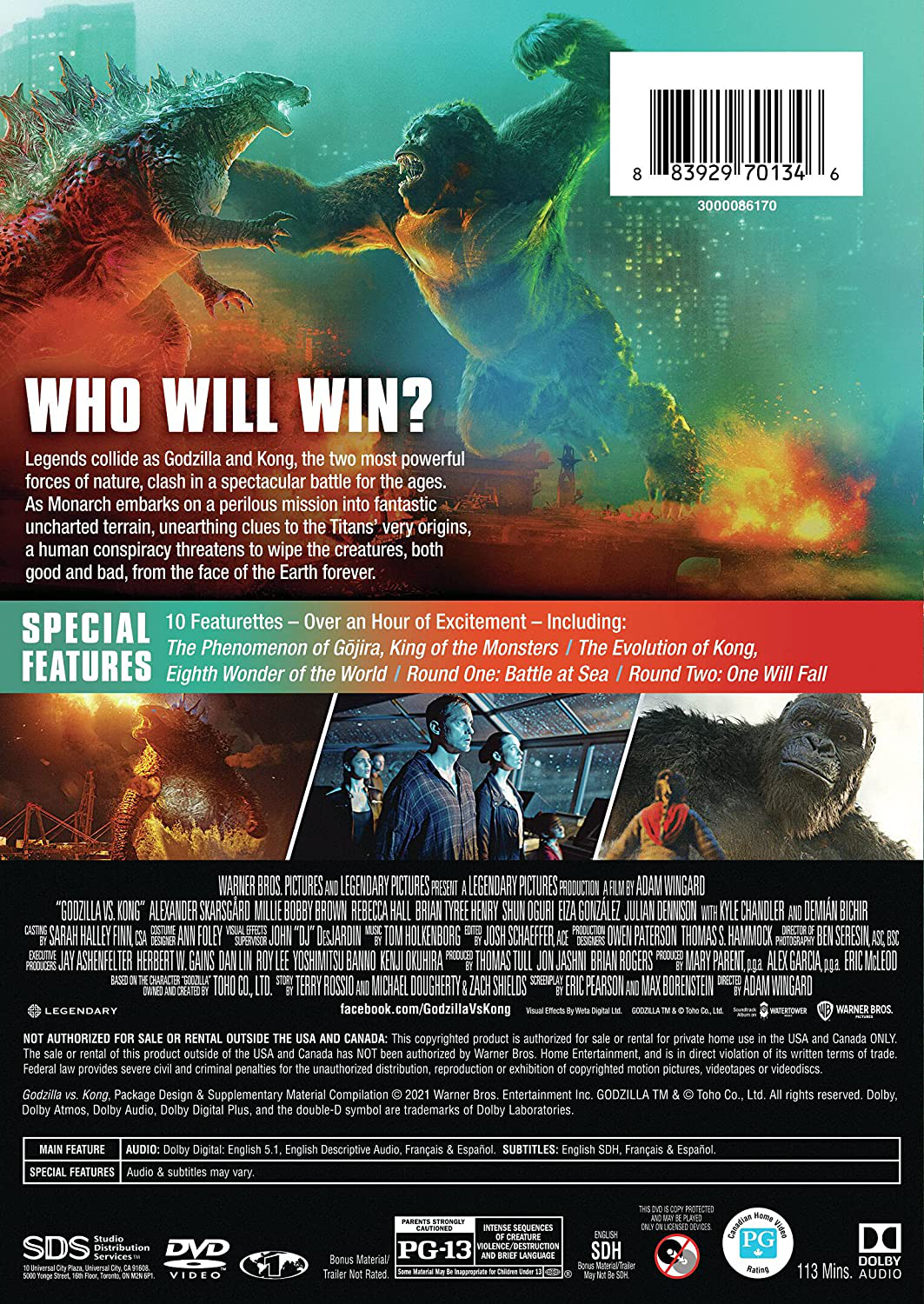 Godzilla vs. Kong: Special Edition (DVD)