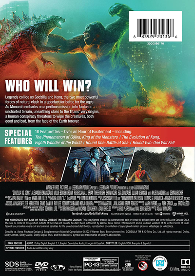 Godzilla vs. Kong: Special Edition (DVD)