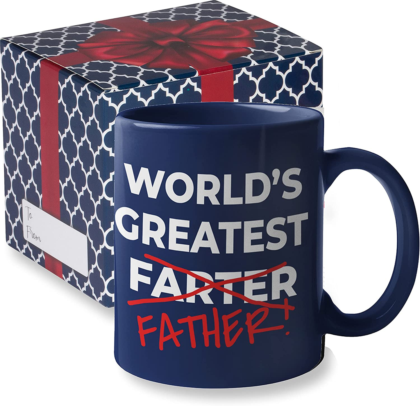 World's Greatest Farter Funny Fathers Day Coffee Mug | Best Farter Ever Coffee Cup