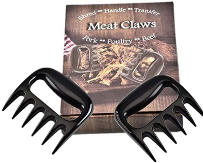 2 Pcs/Set Bear Claws Barbecue Fork Portable Bear Claws Barbecue Fork Pull Meat Shred Pork Clamp BBQ Tools Pork Shredde