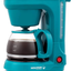 Holstein Housewares - 5-Cup Compact Coffee Maker, Teal - Convenient and User Friendly with Auto Pause and Serve Functions,Hh-0914701E