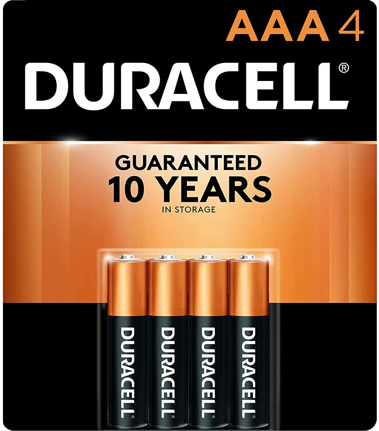 Duracell - CopperTop AAA Alkaline Batteries - long lasting, all-purpose Triple A battery for household and business 