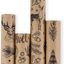 RUSPEPA Christmas Wrapping Paper -  Christmas Elements Print Paper - 4 Roll-30Inch X 10Feet per Roll