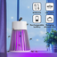 Bug Zapper Effective Attractant Insect Fly Pest Trap White Electric Mosquito Zappers Killer,Insect Fly Trap for Backyard,Patio,Hangable Electronic UV Lamp for Outdoor and Indoor Patio(with Free Plug)