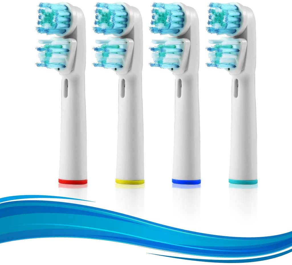 Replacement Brush Heads Compatible with Oral-B-Braun– Dual Clean 