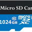 1TB Micro SD Card High Speed Class 10 Memory Card TF Microsd SDXC Photo Storage Card with SD Adapter