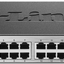 D-Link Fast Ethernet Switch, 24 Port Unmanaged 10/100 Mbps Desktop Rackmount Network Internet Hub (DES-1024D), Black