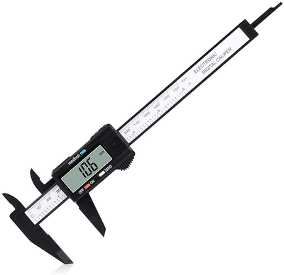 Digital Caliper, 8" Caliper Measuring Tool Extreme Accuracy Waterproof Electronic Vernier Caliper Industrial Stainless Steel Digital, Durable Measuring Tool with Large LCD Screen