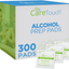 Alcohol Wipes | Individually Wrapped Alcohol Prep Pads with 70% Isopropyl Alcohol, Great for Medical & First Aid Kits | Sterile, Antiseptic 2-Ply Alcohol Swabs - 100 Count