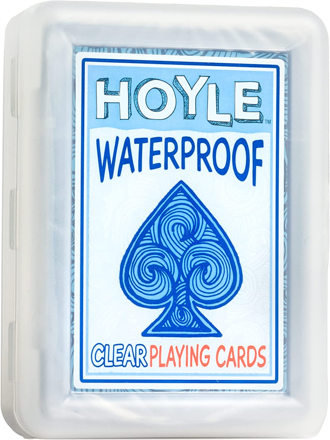 Hoyle Waterproof Clear Playing Cards - 1-Pack