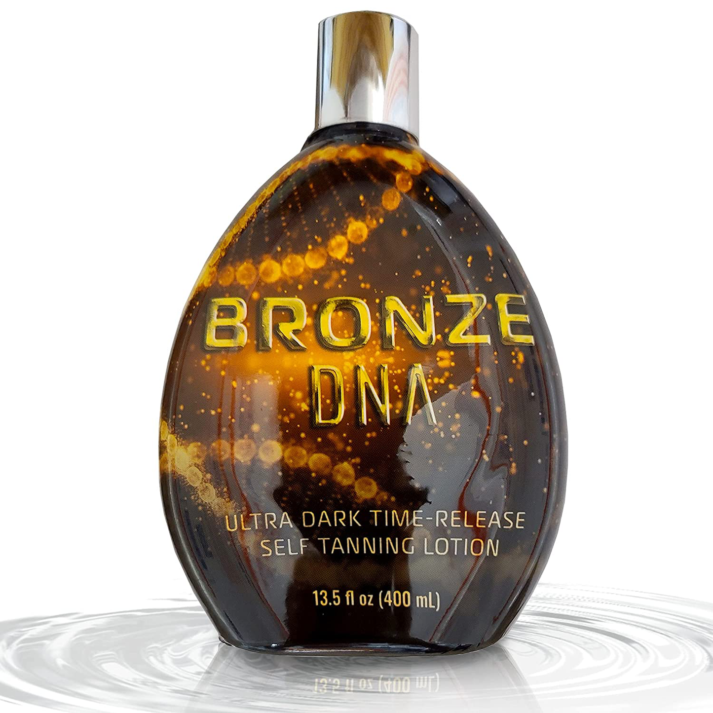 Bronze DNA Natural Sunless Self Tanner Lotion – Sunless Self Tanner for Women and Men – the Gradual Self Tanner for Light, Medium & Dark Tans – XL 13.5 Oz Bottle