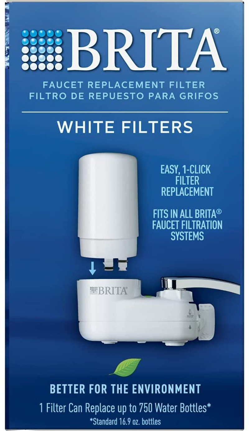 Brita Basic Replacement Water Filters, White, 2 Count