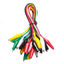 WGGE WG-026 10 Pieces and 5 Colors Test Lead Set & Alligator Clips,20.5 inches (2 Pack)