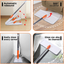 Flat Floor Mop and Bucket Set with 10 PCS Microfiber Mop Pads,Self Cleaning Squeeze Mop and Bucket System with Extended Stainless Steel Handle for Floor Cleaning