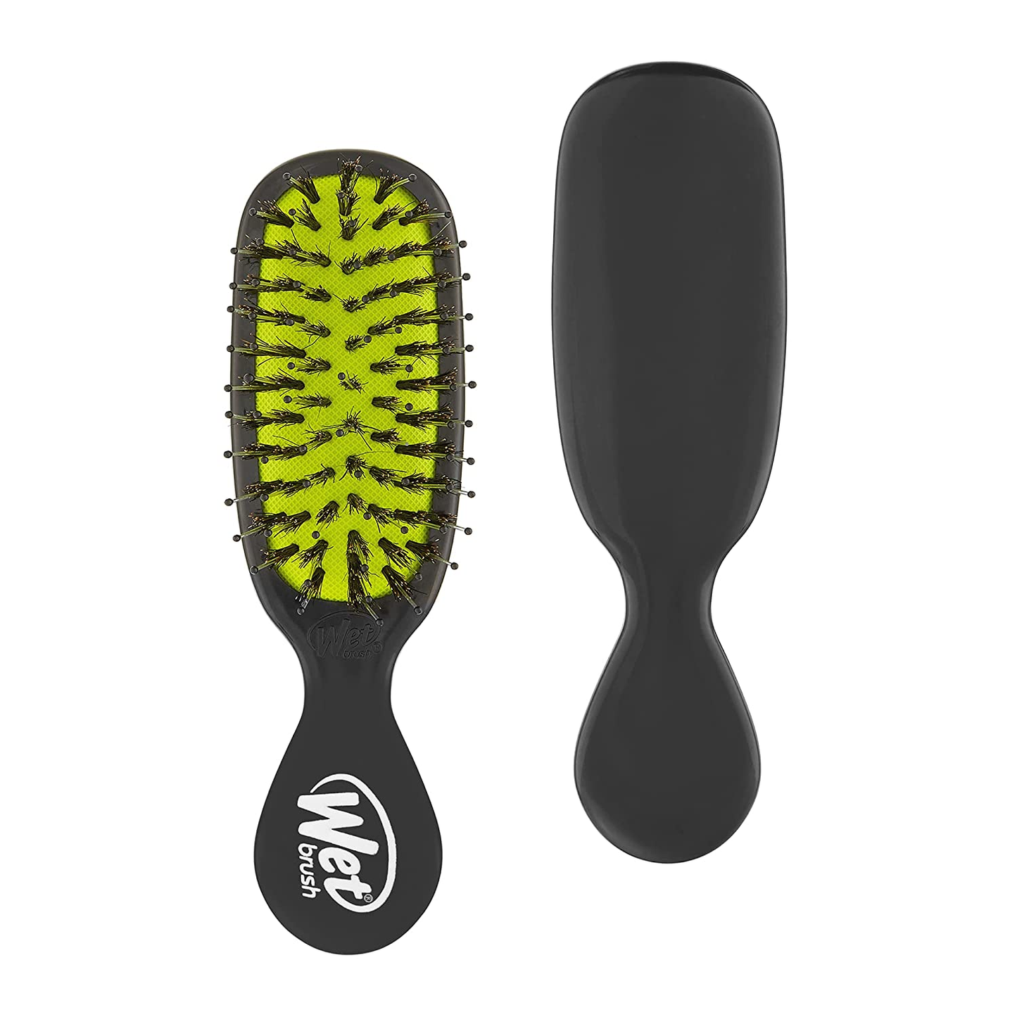 Wet Brush Shine Enhancer Hair Brush – Pink - Exclusive Ultra-Soft Intelliflex Bristles - Natural Boar Bristles Leave Hair Shiny and Smooth for All Hair Types - for Women, Men, Wet and Dry Hair